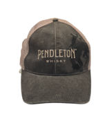 Pendleton Whisky snapback &quot;Let&#39;er Buck&quot; Mesh Trucker Hat Whisky Gray adj... - $24.06 CAD
