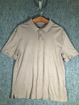 Claiborne Mens Shirt Collared Brown XL Short Sleeve Extra Large Men Ligh... - £10.05 GBP