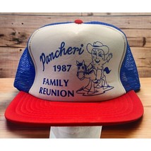 Pancheri Farms Snapback Trucker Hat 1987 Potato Riding Horse Vintage Cowboy - $39.95