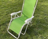 Relaxation Zero Gravity Lounge Chair Green Beach Lawn - Preowned - $54.45