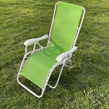 Relaxation Zero Gravity Lounge Chair Green Beach Lawn - Preowned - £35.17 GBP