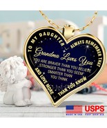 Necklace Birthday Gift for Granddaughter Always Remember Grandma Love Yo... - £27.53 GBP+