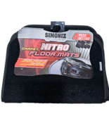 Simoniz Nitro Black Carpet Floor Mats 4 Piece Set Fits Most Cars Trucks ... - $57.43 CAD