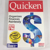 QUICKEN Intuit Version 5 for Windows 95 3.1 New Sealed for 1996 Finance ... - $24.99