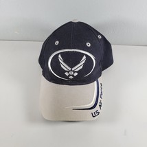 Air Force Mens Hat Strap Back Blue Gray Adjustable USAF TLJ - £14.79 GBP