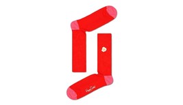 Happy Socks Red Egg design UK Size 7.5-11.5 - $18.87