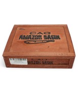 CAO Amazon Basin 2021 Release Wooden Cigar Box For 18 Cigars Handmade Em... - $13.01 CAD