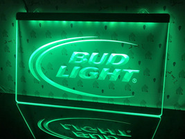 Bud Light Illuminated Led Neon Sign Home Decor, Bar, Pub, Club, Lights Décor Art - £20.83 GBP+