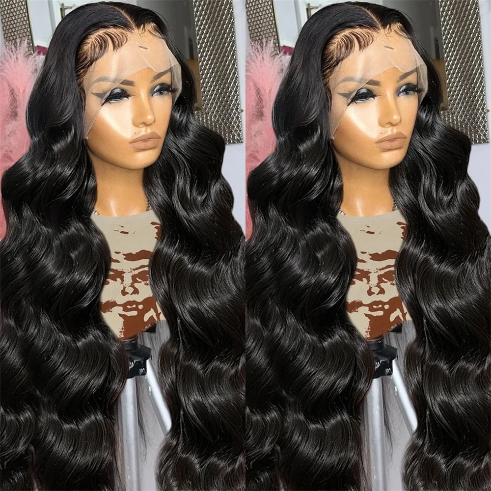 30 36 Inch Body Wave Lace Front Wigs For Women Human Hair Wigs Brazilian Loo - £56.33 GBP+