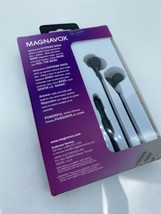MAGNAVOX Black MHP4857-BK In-Ear Silicon Earbuds Extreme Bass Mic COMBIN... - $3.99