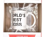 Hallmark The Office World&#39;s Best Boss Coffee Mug Christmas Ornament - £10.98 GBP
