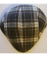 American Bears Men's Flat Cap Brown And White Polyester One Size Fit All - $9.89