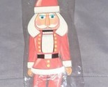 Nutcracker Ornament 8&quot; Red Santa outfit New A Victorian Christmas 1991 l... - £11.95 GBP