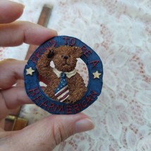 Patriotic Boyds Bears Brooch or Pin Proud to Bearmerican 2003 FREE US SHIPPING - £8.30 GBP