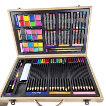 Art Set in Wooden Carrying Box - $20.78
