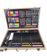 Art Set in Wooden Carrying Box - £16.34 GBP