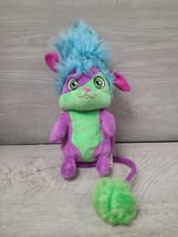 Popples Yikes 2015 Spin Master Purple Green Blue  Plush Stuffed Animal N... - £5.08 GBP