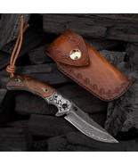 NEWOOTZ Handmade VG 10 Core Damascus Steel Rosewood and Abalone Handle K... - $137.61
