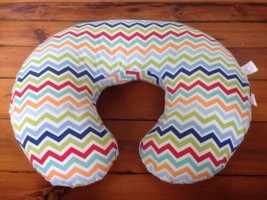 Boppy Slipcovered Feeding Infant Support Pillow Colorful Chevron Herringbone - £29.63 GBP