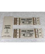 JUDAS PRIEST 2 VINTAGE 1988 UNUSED CONCERT TICKETS Cinderella  KIEL ST L... - $14.98