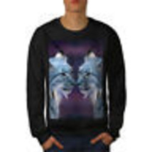 Wellcoda Lynx Big Cat Wild Mens Sweatshirt, Hunter Casual Pullover Jumper - £24.11 GBP+