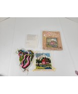Vintage Jiffy Sunset Stitchery Crewel Spring Barn #5750 Completed, Ready... - $19.99