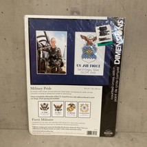 Dimensions Counted Cross-Stitch Kit 35160 Military Pride US Air Force Army Navy - $11.87