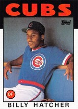 1986 Topps #46 Billy Hatcher Chicago Cubs ⚾ - £0.70 GBP