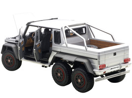 Mercedes G63 AMG 6X6 Silver 1/18 Model Car by Autoart - £242.48 GBP