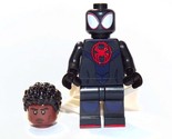 Minifigure Custom Toy Miles Morales Spider-Man Across the Spider-Verse - £4.27 GBP