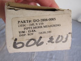 Lot of 8 Mohr Measuring Pipet 5 mL - $48.53