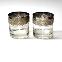 Vintage Queen’s Vitreon SILVER FADE 3.5” Old Fashioned Rocks Glass - Pai... - $380.73 MXN