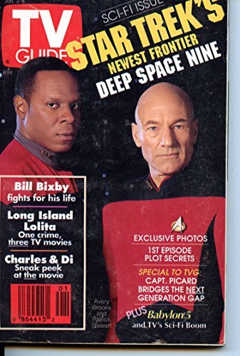 TV Guide Magazine 1/2/93 Star Trek Patrick Stewart - $5.87