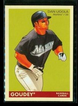 2009 Upper Deck Goudey Baseball Trading Card #77 Dan Uggla Florida Marlins - £7.65 GBP