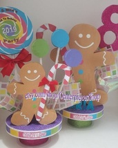 CANDY LAND 3D Cake Topper or use as Centerpiece - CandyLand Keepsake after Party - £31.92 GBP