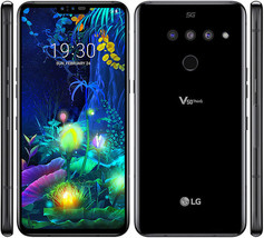 LG V50 THINQ 5G V450PM 6gb 128gb Single Sim 6.4&quot; Fingerprint Android 9.0 Black - £262.18 GBP