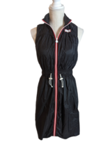 HUNTER For Target Womens Sz XS Black Hooded Nylon Sleeveless Full Zip Dress - £22.70 GBP