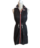 HUNTER For Target Womens Sz XS Black Hooded Nylon Sleeveless Full Zip Dress - £22.67 GBP