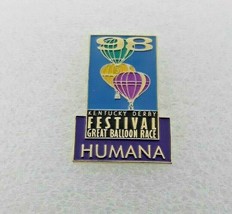 1998 Kentucky Derby Festival Great Balloon Race Lapel Pin - Humana - £6.31 GBP