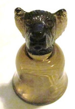 Avon Vintage Amber Color Collectible Glass Labrador Dog Head Bar Glass S... - £15.72 GBP