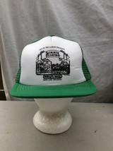 trucker hat baseball cap Vintage Snapback Mesh Retro Festival Battle Lake MN - £31.59 GBP