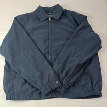 George GRG370100 Men&#39;s Blue Full Zip Long Sleeve Pockets Jacket Size M (... - $364.34 MXN