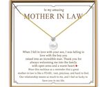 Mother-in-Law Necklace White Pearl Wedding Gift from Son or Daughter Jew... - $28.49