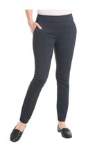 Dalia Womens Pants Multicolor Navy Blue Pull-On Ponte Tummy Control Pockets - $39.99