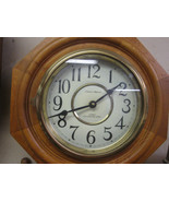 Vintage Regulator Classic Manor Wall Clock Westminster Chime Quartz Pend... - £93.66 GBP