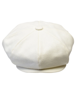 Mens Fashion Classic Flannel Wool Apple Cap Hat by Bruno Capelo ME910 Ivory - £35.85 GBP