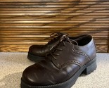 Vintage American Eagle Outfitters 90s Platform Lace Up Oxfords Size Wome... - £31.37 GBP