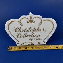 Christopher Collection Dealer Sign Lefton Vintage 80s Plastic Showcase RARE - £14.82 GBP