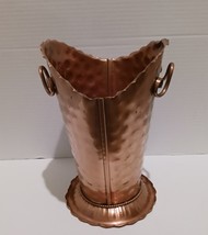 Vintage Gregorian Copper Vase or Wastepaper Basket 1960s - £60.13 GBP