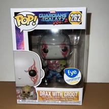 Funko POP! Marvel Guardians of the Galaxy vol. 2 Drax with baby Groot #2... - $42.08